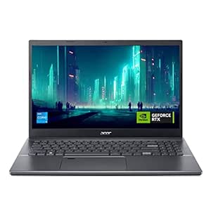 Acer Aspire 5 Gaming Laptop 13th Gen Intel Core i5(16GB RAM/512GB SSD/NVIDIA RTX 2050 4GB Graphics/144Hz/Win11Home)A515-58GM 15.6" FHD Display, Steel Gray, Backlit Keyboard, Fingerprint Reader, 1.78KG