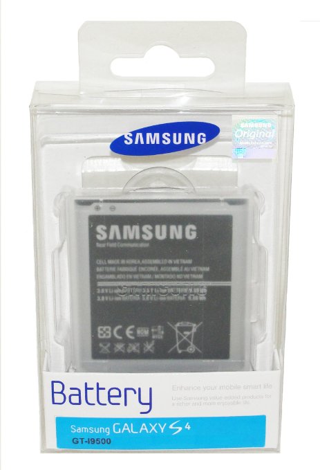 Genuine Samsung battery Li-Ion for Galaxy S4 ( GT-I9500 ) ( EB-B600BEBEGWW ) - Blister