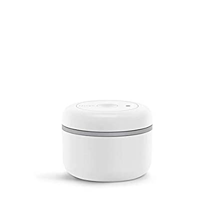 Fellow Atmos Vacuum Canister for Coffee & Food Storage (Matte White, 0.4 liter)