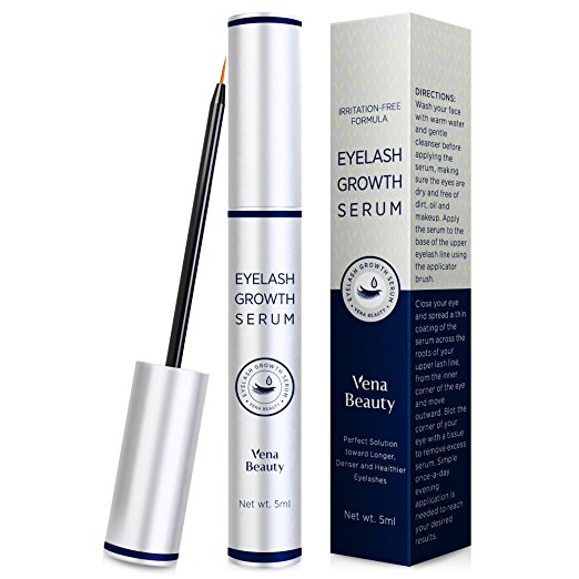 Advanced Eyelash & Eyebrow Growth Serum (5ml ) Conditioner Enhancer For Lush Voluminous Long Brow & Lash Boost Primer 3 Month Supply