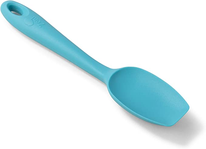 Zeal Silicone Non-Stick Spatula Spoon (20cm) -Aqua