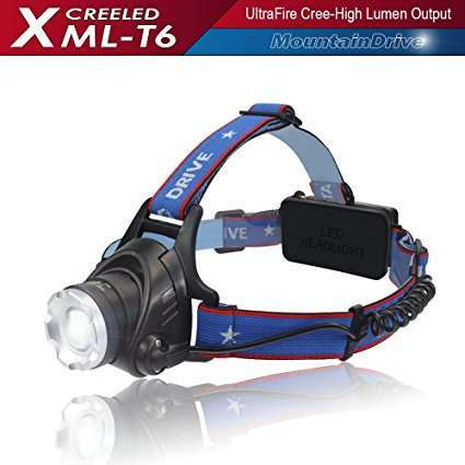 Headlight Flashlight Hiking Rechargeable XML T6 CREE Led Hiking Headlamp Flashlight Adjustable Streamlight LED Powerful Spotlight Flashlight Headlamp for Hardhats Bright Searchlight Lampara Recargable