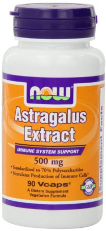 Now Foods Astragalus 70 Extractract 500mg Veg-capsules 90-Count