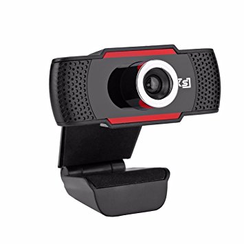 HD USB Webcam, M.Way HD 720P Rotatable PC Computer Camera Video Calling and Recording with Noise-canceling Mic, Clip on Style For Desktop Laptop Network Skype