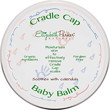Organic Cradle Cap Baby Balm Dry Scalp Treatment With Manuka Honey - Calendula Oil - Beeswax - Infant Seborrheic Dermatitis - Baby Eczema Relief - Itch and Rash Cream - Paraben Free (2 oz)