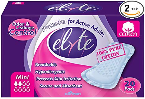 Elyte Light Inco Pads Mini, 20-Count