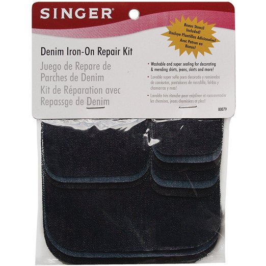 Singer Denim Iron-On Repair Kit Assorted