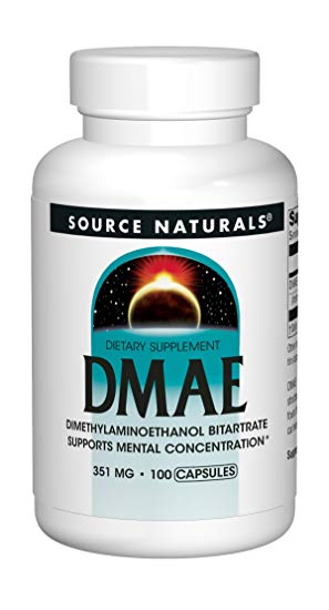 Source Naturals DMAE Capsules, 100 Capsules