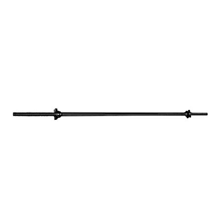 CAP Barbell 60” Standard Solid Threaded Bar, 1-Inch, Multiple Colors