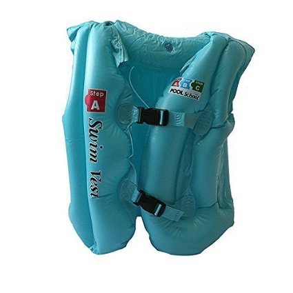 Roberly Baby Training Beach Children Kids Float Aid Jacket Inflatable Swimming Pool Vest