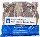 BEST VALUE 18 Edge Protector and 8 Corner Guards Coffee Brown by Vanguard Safety - Childproof Your Furniture While Maintaining Its Beauty - Includes 3M Double-sided Tape for Easy Installation