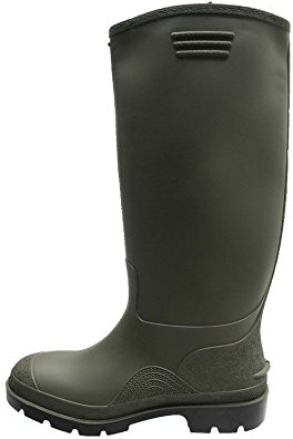 MENS GREEN QUALITY DUNLOP RUBBER WELLINGTONS WELLIES 6-12 UK ONLY £6.95