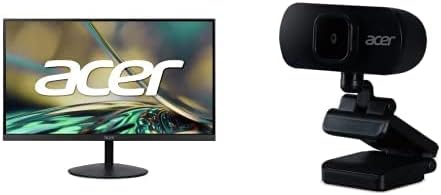 Acer SB272 EBI 27" Full HD (1920 x 1080) IPS Gaming Office Monitor | Ultra-Thin Stylish Design | 100Hz | 1ms (VRB) | HDMI & VGA Ports Full HD USB Streaming 2MP Webcam