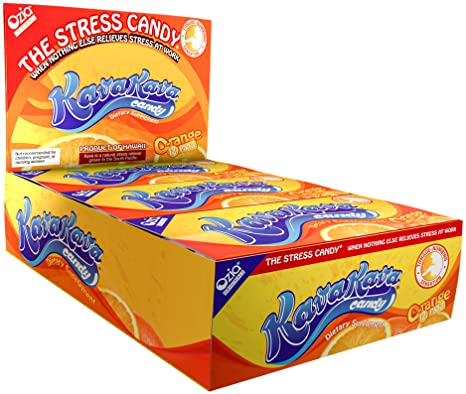 Kava Candy - Easy | Fun | ON-The-GO for Stress & Anxiety Support from Hawaii - Orange 12 packs