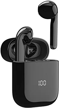Wireless Stereo Earphones, Mixcder X1 Bluetooth 5.1 Lightweight Earbuds, 24H in-Ear Headphones with Noise Cancellation Mic, Auto-Play and USB-C Fast Charge, Smart Touch Control for iOS and Android