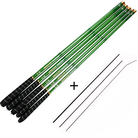 Goture Telescopic Fishing Rods Carbon Fiber Tenkara Rod Ultra Light Carp Fishing Pole Spinning Rod 10FT 12FT 15FT 18FT 21FT 24FT   Top 3 Segments