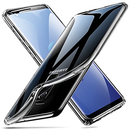 Samsung Galaxy S9 Plus Case,ESR Slim Crystal Clear Transparent Soft TPU Cover Case [Support Wireless Charging] for Samsung Galaxy S9 Plus 6.2" (2018 Released) - Clear