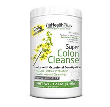 Health Plus Super Colon Cleanse: 10-Day Cleanse -Detox |  More than 1 Cleanse, 12 Ounces