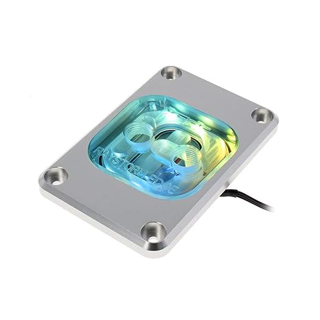 XSPC RayStorm Edge CPU Water Block, AMD/AM4, Addessable RGB, Silver