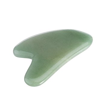 Rosenice Aventurine Gua Sha Scraping Massage Tools, Natural Stone Guasha Board For SPA Acupuncture Therapy Trigger Point Treatment