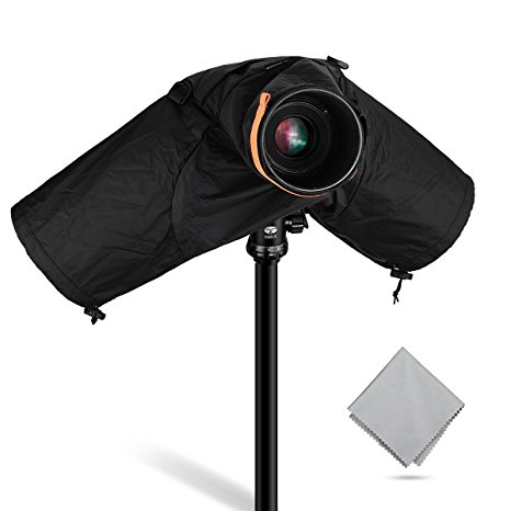 Powerextra Professional Waterproof Camera Rain Cover for Canon Nikon Sony and Other DSLR Cameras