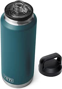 YETI Rambler 46 oz Bottle, Vacuum Insulated, Stainless Steel with Chug Cap, Agave Teal