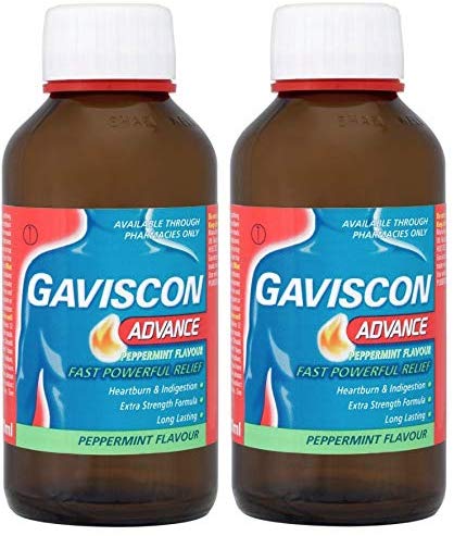 Gaviscon Advance Liquid Peppermint Flavour 500ml Twin Pack