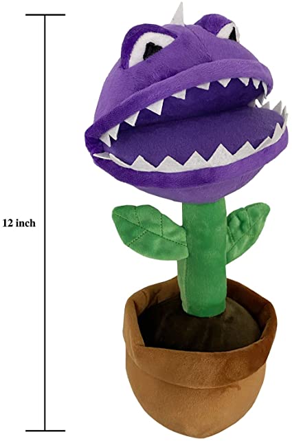 Monuva - Plant Monsters Venus Chomp Plush Defender (Purple) PVZ