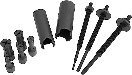 Motorcycle Bearing Pullers, 8-Piece Internal Bearing Removal Tool kit from 0.35inch(0.9 cm) to 0.91inch(2.3 cm) in Diameter