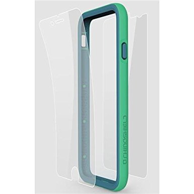 iPhone 6s Case - RhinoShield CrashGuard Bumper Bundle [Green] - Includes Protective Bumper Case and Impact Resistant Front/Back RhinoShield Screen Protectors [11 FT 360° Drop Protection] for iPhone 6 and iPhone 6s