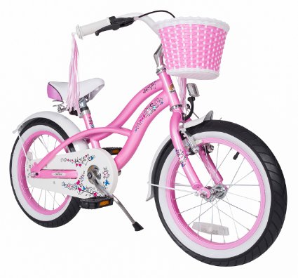 Bikestar 16 Inch (40.6cm) Kids Children Bike Bicycle - Cruiser - Pink