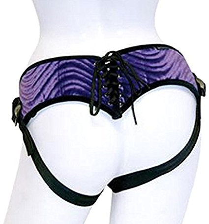 Sportsheets Vibrating Corsette Harness, Purple