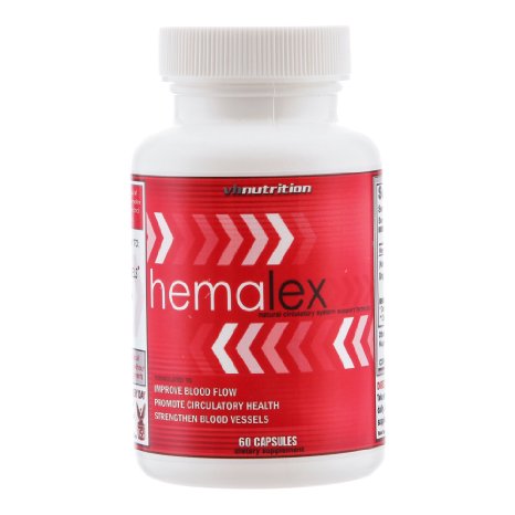 Hemalex | Natural High Blood Circulation Support Supplement | Booster Remedy