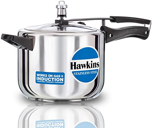 Hawkins Stainless Steel 5.0 Litre Pressure Cooker