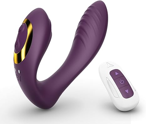 Tracy's Dog Clitoral G Spot Vibrator-Adult Sex Toys for Clit G Spot Stimulation, Remote Dual Motors Stimulator with 10 Vibration Tapping Modes, Adult Toys for Women Couple Pleasure