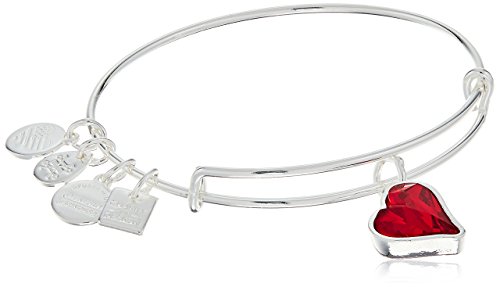 Alex and Ani Womens Charity By Design Heart Of Strength Bangle - (PRODUCT)RED