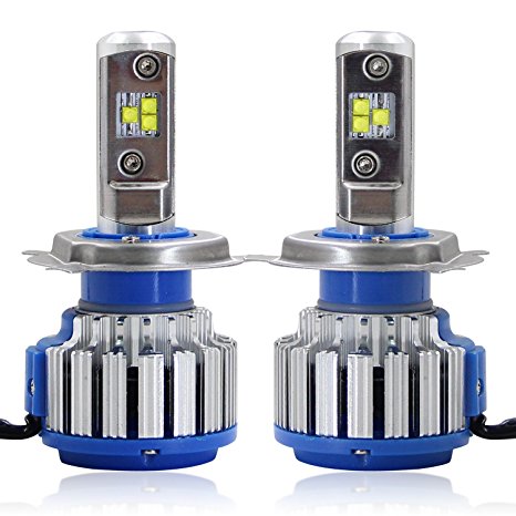 RCP - H4(HB2/9003)- LED Headlight CREE Bulbs Conversion Kits   Canbus (1 Pair)- 80W 7200Lm White(6,000K) - 2 Year Warranty