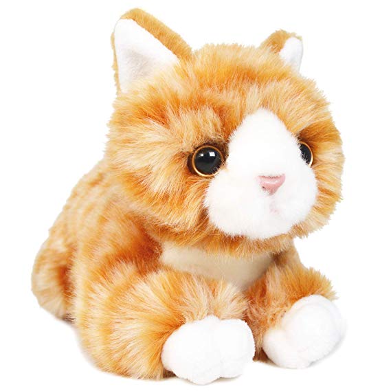VIAHART Orville The Orange Tabby Cat | 8 Inch Stuffed Animal Plush | by Tiger Tale Toys