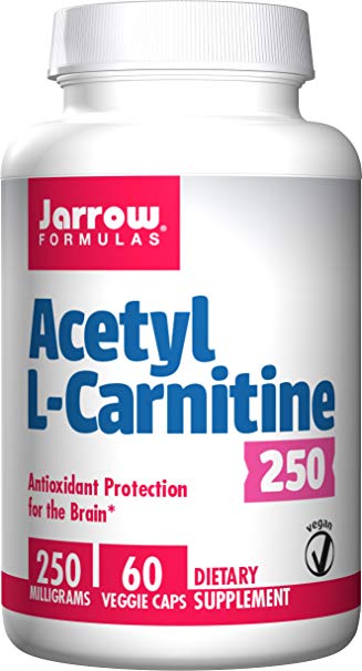 Jarrow Formulas Acetyl L-Carnitine, Antioxidant Protection for the Brain, 250mg, 60 Caps