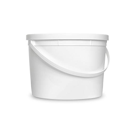 Food Grade 1 Gallon Bucket - 12 Pack With Lids