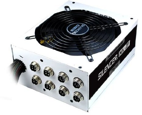 PC Power & Cooling Silencer Series PPCMK3S750 750 Watt (750W) 80 Plus Gold Semi-Modular Active PFC ATX PC Power Supply Industrial Grade