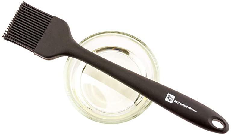 Silicone Pastry Brush - Basting Brush - Black - 1ct Box - Restaurantware