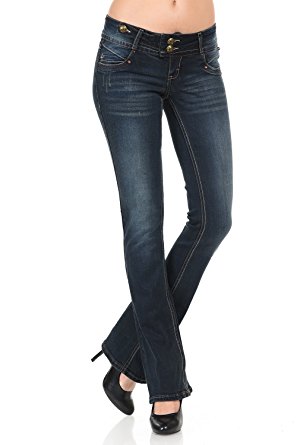VIRGIN ONLY Women's Slim Bootcut Jeans