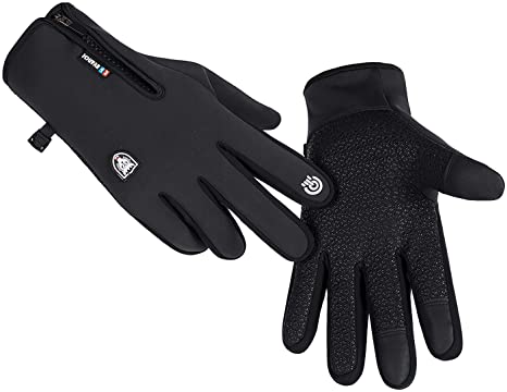 GORELOX Winter Gloves for Men Women,Cold Weather Thermal Glove Windproof Water Resistant,Keep Warm Touch Screen Gloves for Cycling Running Driving