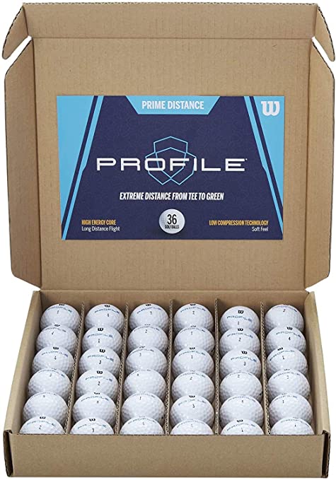 Wilson Prime Distance Golf Balls, Improved.