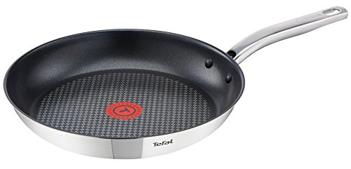 Tefal Intuition Frypan, Stainless Steel, Silver, 28 cm