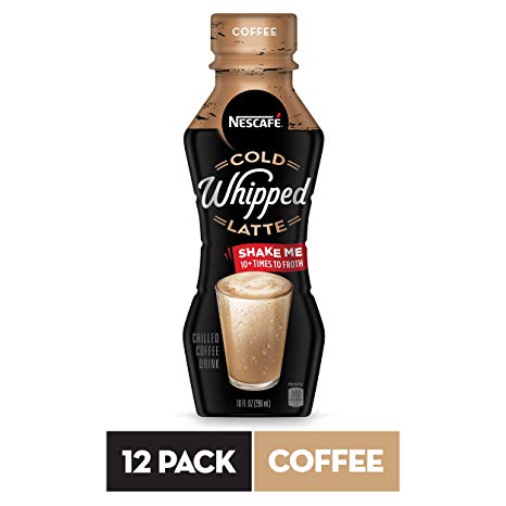 NESCAFÉ Cold Whipped Latte, Coffee, 10 FL OZ, 12 Bottles | Coffee Drink