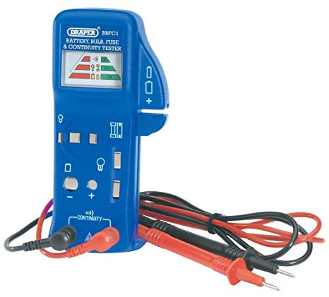 Draper 57574 Battery, Bulb and Fuse Continuity Tester
