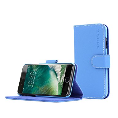 iPhone 7 Case, Snugg Apple iPhone 7 Flip Case [Card Slots] Leather Wallet Cover Executive Design - Blue, Legacy Range