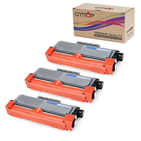 CMTOP 3 Black TN660 Toner Cartridge Compatible for Brother TN660 TN-660 TN630 TN-630 Toner, for Brother HL-L2340DW MFC-L2700DW HL-L2300D MFC-L2750DW MFC-L2740DW HL-L2320D HL-L2360DW HL-2340DW